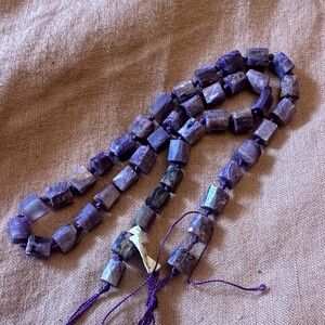 Purple Charoite Beads NWT